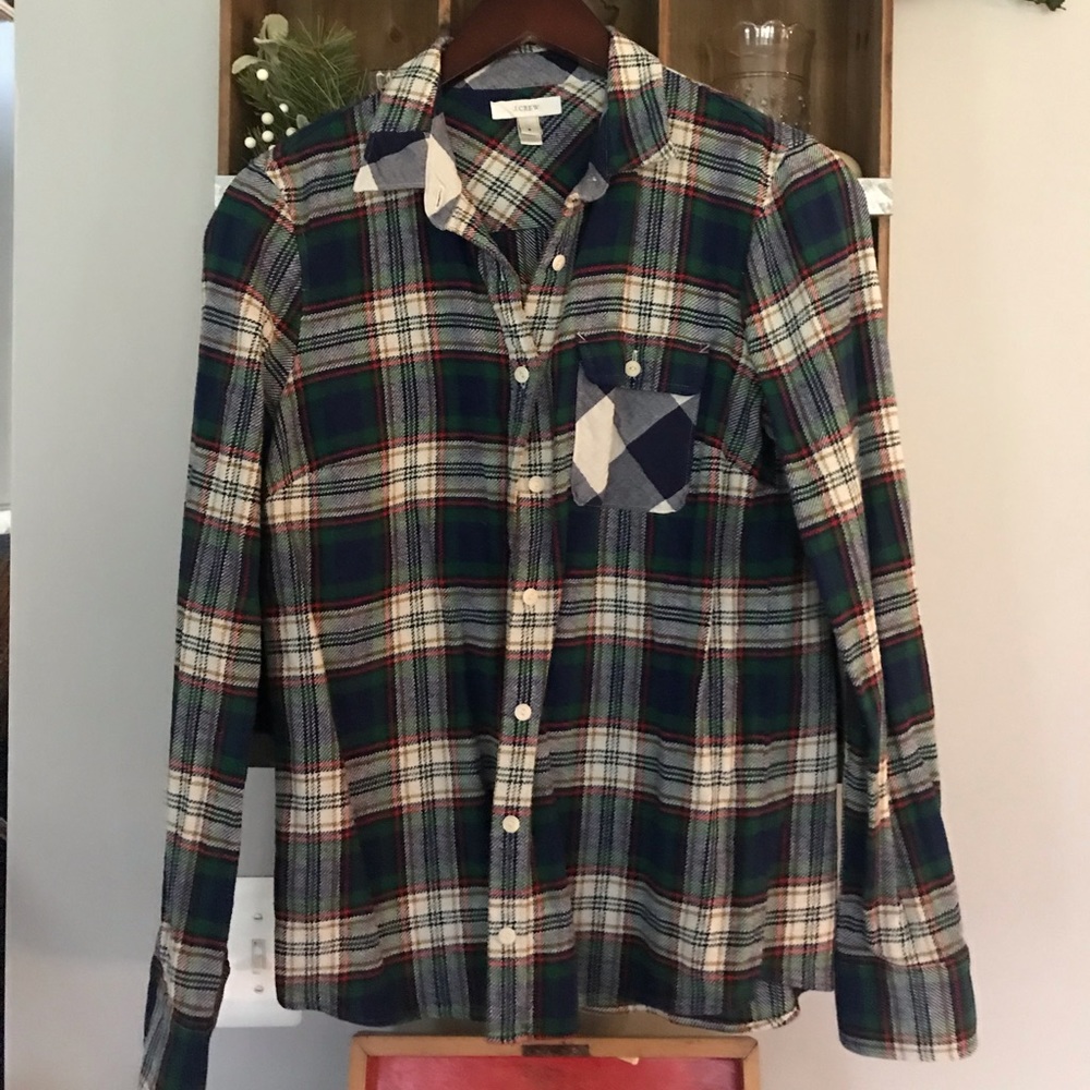 J. Crew Plaid Flannel